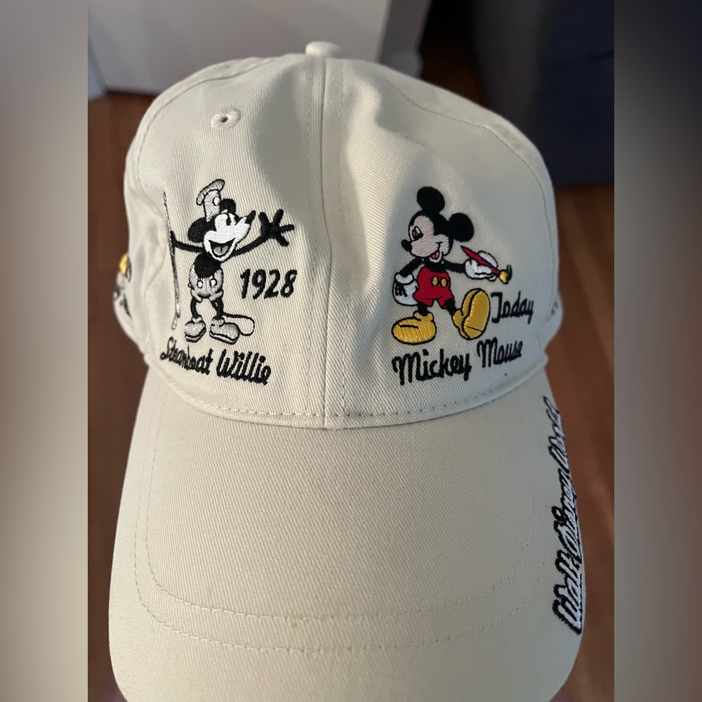Mickey Mouse Tan Hat (early 2000s merch era)